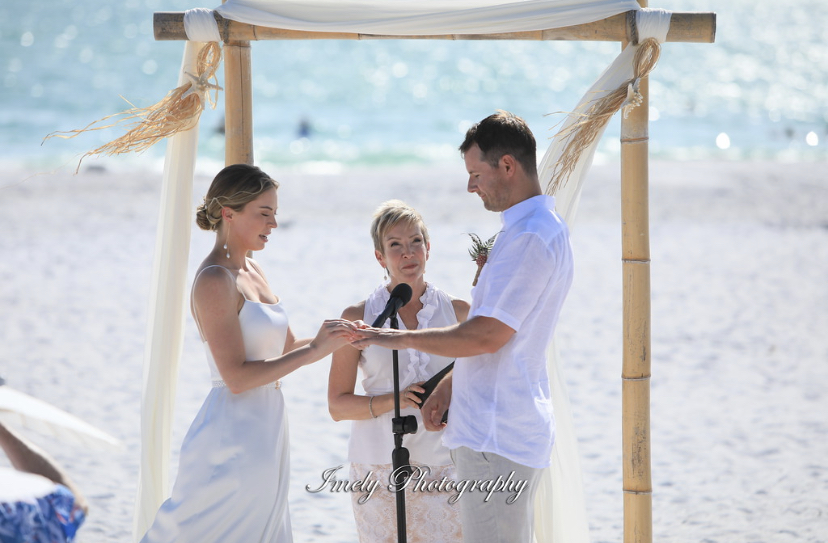 private beach wedding ceremony Bradenton, fL