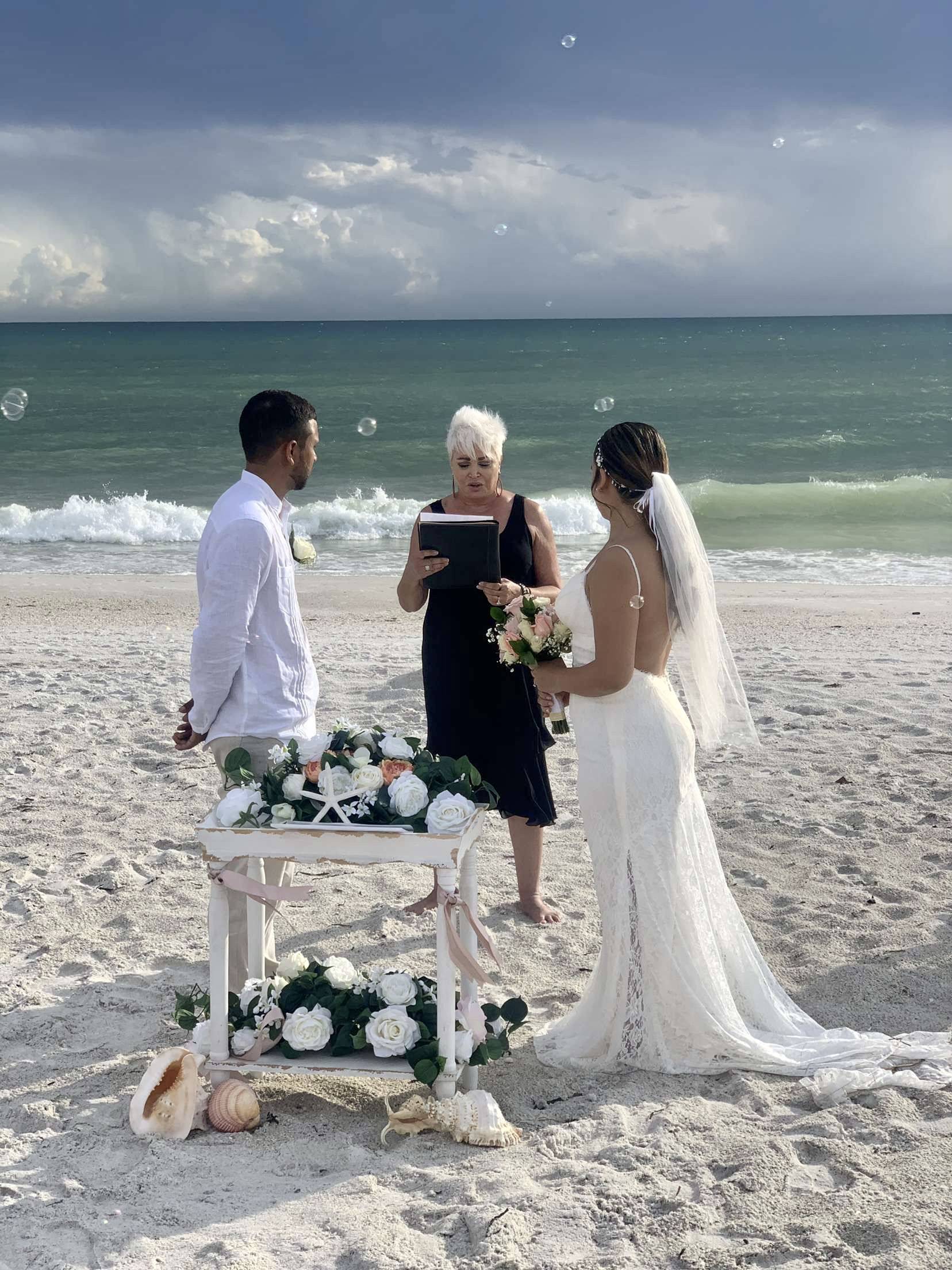 Bubbles and Vows on Bradenton Beach